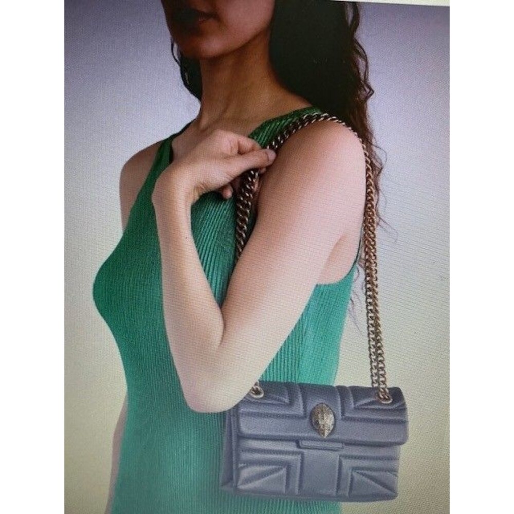 Kurt Geiger Kensington Black Leather Mini Crossbody Bag NWT